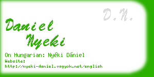 daniel nyeki business card